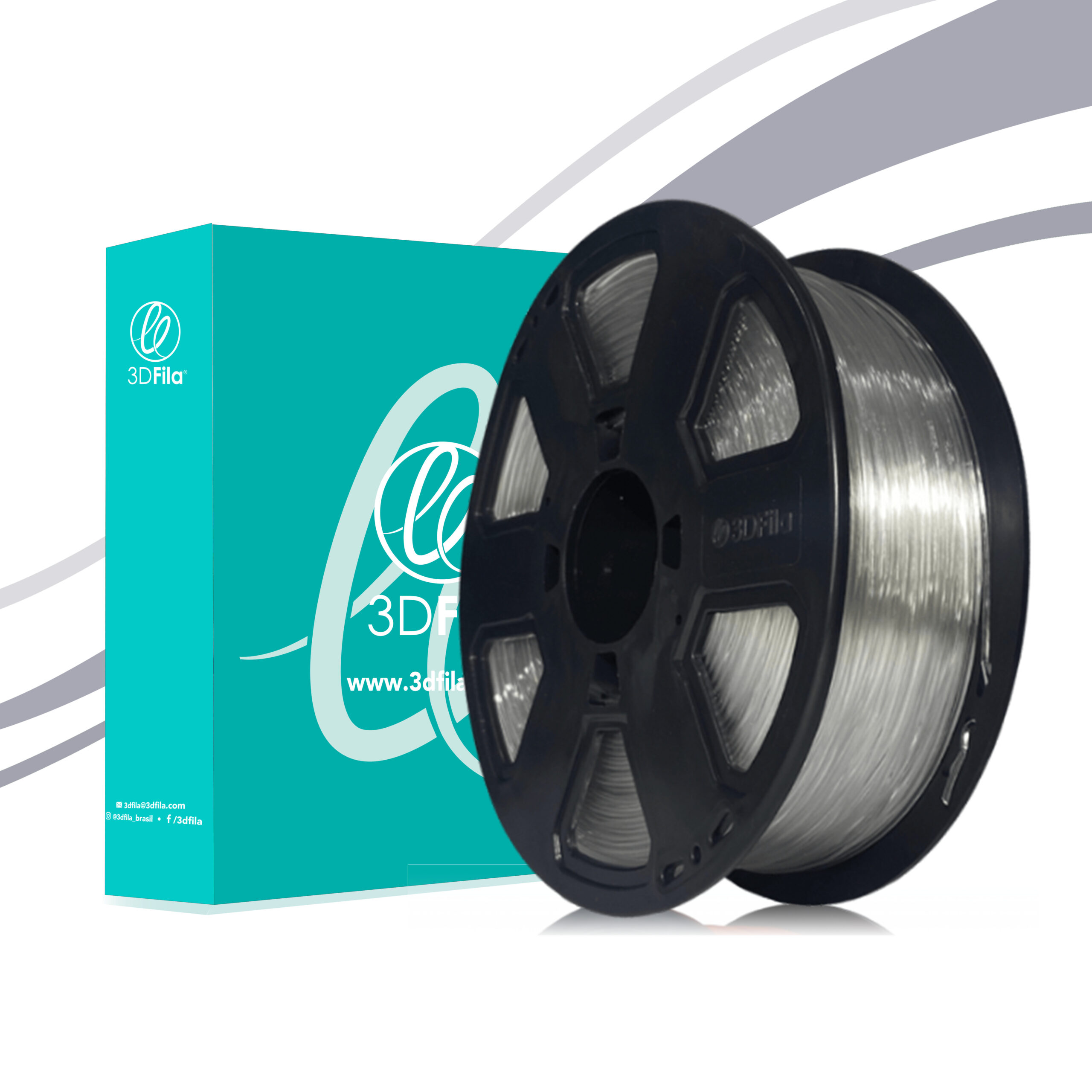Filamento Tritan HT Transparente Clear Water 1,75mm