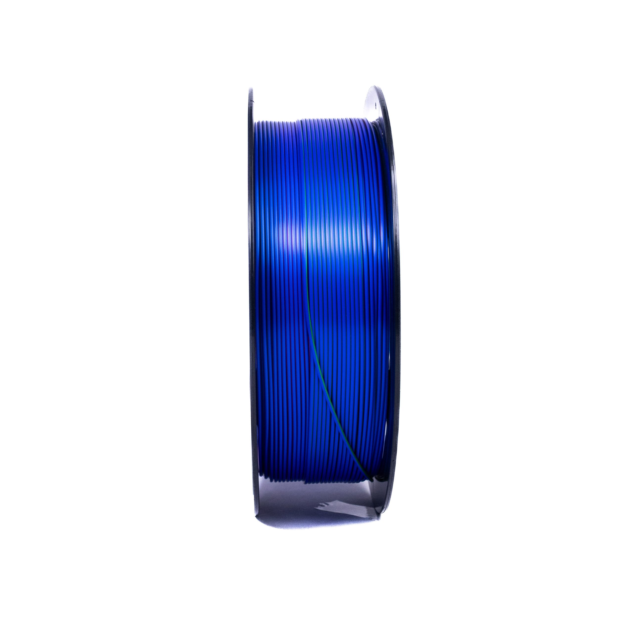 Filamento PLA Silk Tricolor Vermelho, Azul e Verde 4